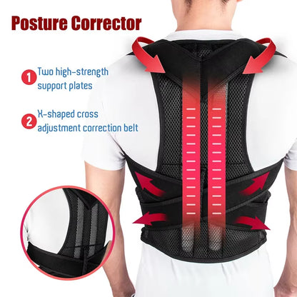 Ultimate Adjustable Posture Corrector & Back Support Brace 